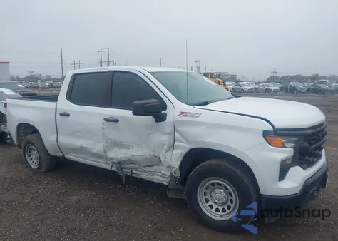 2022 Chevrolet Silverado 1500 4Wd Short Bed Wt z USA, uszkodzony, nr VIN 3GCUDAED9NG540764